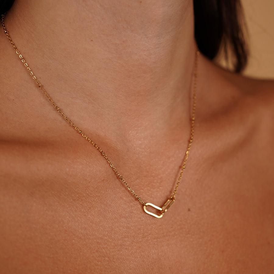 Interlocking Infinity Necklace